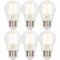 Westinghouse Bulb LED Dimmable 6W 120V A15 Filament 3000K Clear E26 Meduim Base, 6PK 5277020 - alternate 4